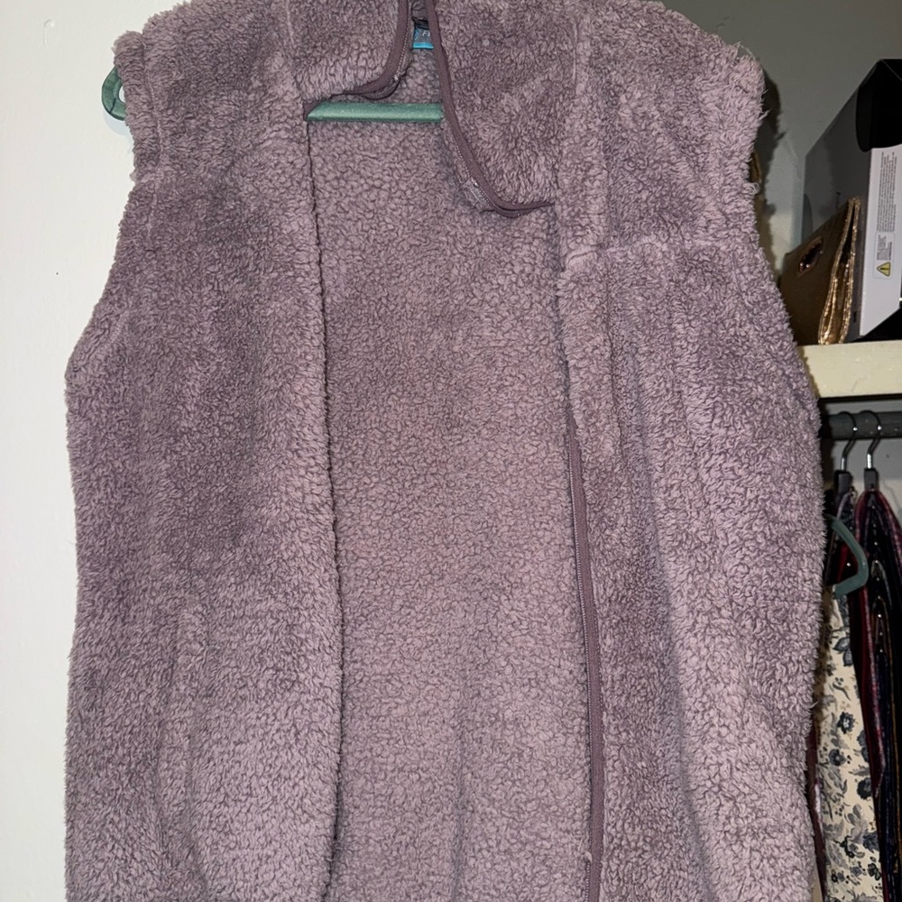 Women's Cozy Purple Vest
